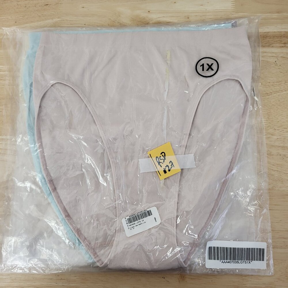 Rhonda Shear 4 pack Ahh Panty 1X